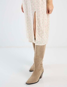 Vestido midi casual Week By Weekend para mujer