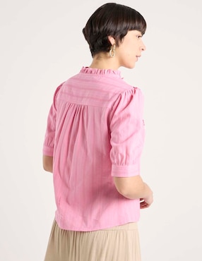 Blusa Week By Weekend manga al codo para mujer