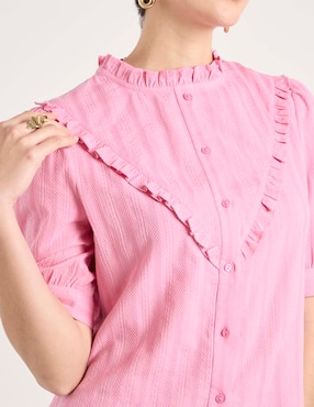 Blusa Week By Weekend manga al codo para mujer