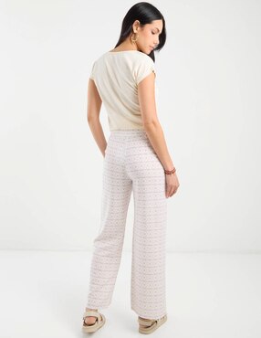 Pantalón relaxed Week By Weekend amplio para mujer
