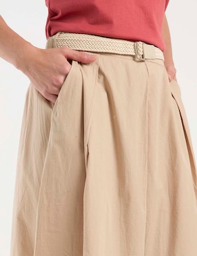 Falda midi Week by Weekend a la cadera