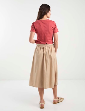 Falda midi Week by Weekend a la cadera