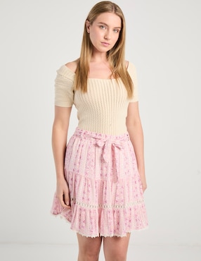 Falda corta Week By Weekend a la cintura