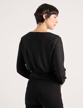 Blusa Week By Weekend manga larga para mujer