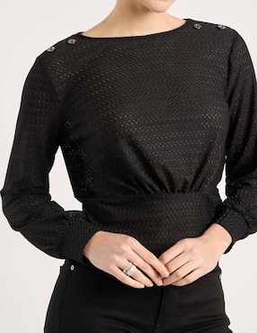 Blusa Week By Weekend manga larga para mujer