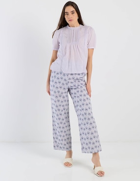 Pantalón coulotte Week By Weekend amplio para mujer