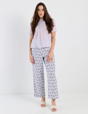 Pantalón coulotte Week By Weekend amplio para mujer