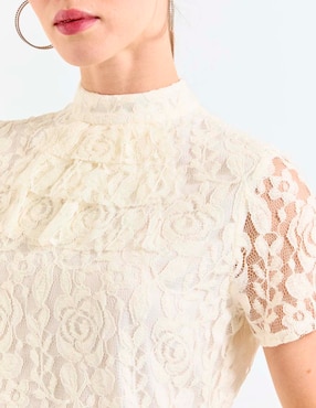 Blusa manga corta para mujer