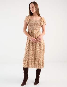 Vestido midi casual Week By Weekend para mujer