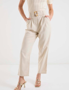 Pantalón Week by Weekend straight para mujer