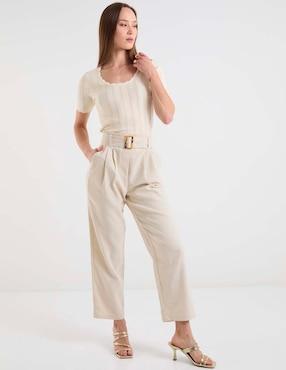 Pantalón Week by Weekend straight para mujer