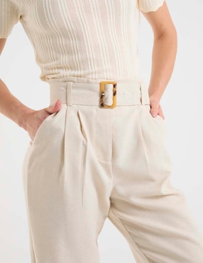 Pantalón Week by Weekend straight para mujer