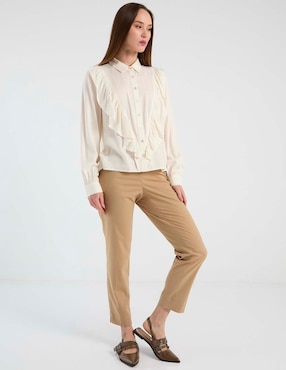 Blusa Week By Weekend manga larga para mujer