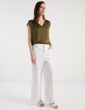 Pantalón Week By Weekend amplio para mujer