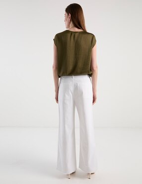 Pantalón Week By Weekend amplio para mujer