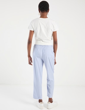Pantalón capri Week By Weekend straight para mujer