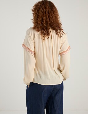Blusa Week By Weekend manga larga para mujer