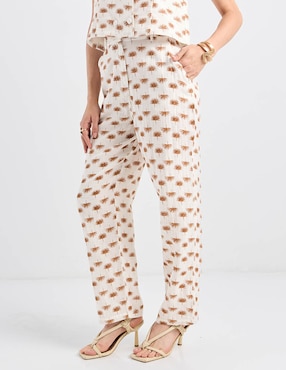 Pantalón Week By Weekend recto para mujer
