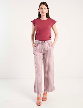 Pantalón flare Week By Weekend acampanado para mujer