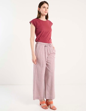 Pantalón flare Week By Weekend acampanado para mujer