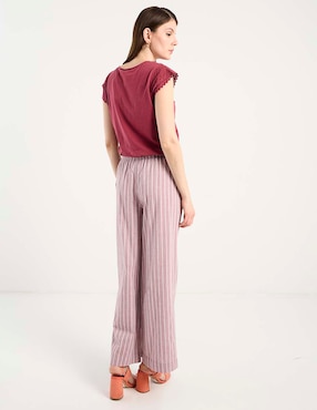Pantalón flare Week By Weekend acampanado para mujer