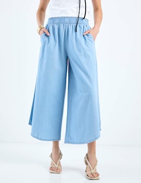 Pantalón coulotte Week by Weekend amplio para mujer