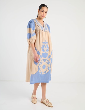 Vestido midi casual Week By Weekend para mujer