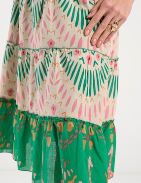 Falda midi Week By Weekend a la cintura