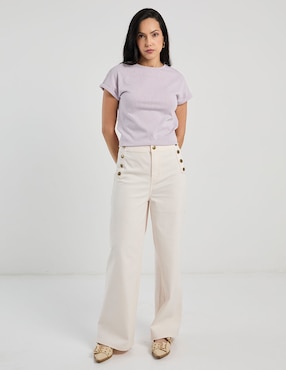 Pantalón relaxed Week by Weekend wide leg para mujer