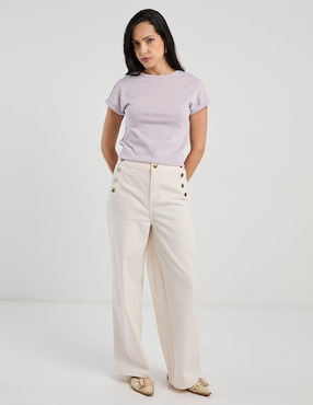 Pantalón relaxed Week by Weekend wide leg para mujer