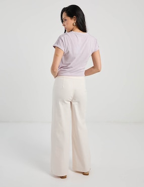 Pantalón relaxed Week by Weekend wide leg para mujer