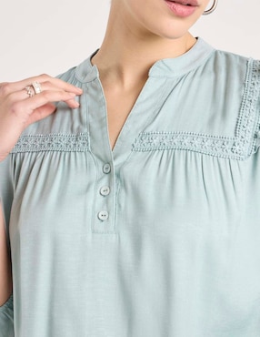 Blusa Week By Weekend manga 3/4 para mujer