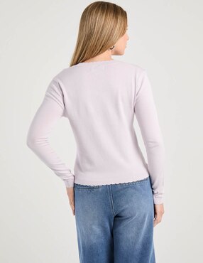 Suéter Week by Weekend cuello V para mujer