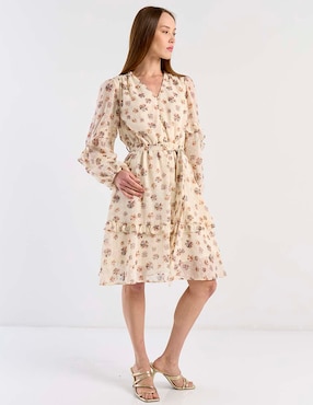 Vestido 3/4 casual Week by Weekend para mujer
