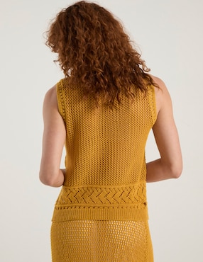 Blusa Week by Weekend sin manga para mujer