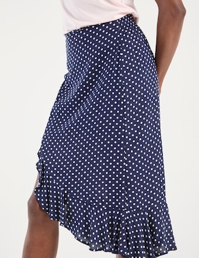 Falda midi Week by Weekend a la cintura