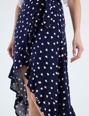 Falda midi Week By Weekend a la cintura