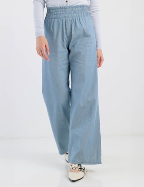 Jeans easy pant wide leg Week By Weekend para mujer