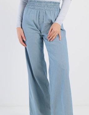 Jeans easy pant wide leg Week By Weekend para mujer
