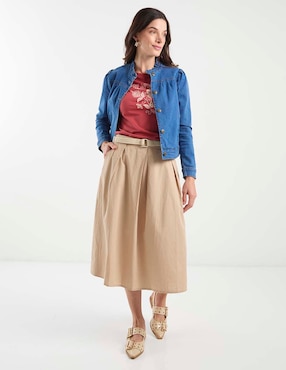 Chamarra denim Week by Weekend para mujer