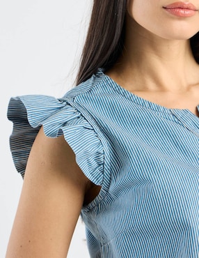 Blusa Week By Weekend manga corta para mujer
