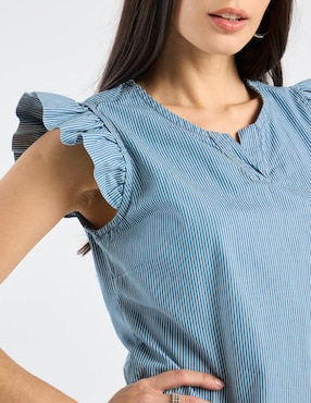 Blusa Week By Weekend manga corta para mujer