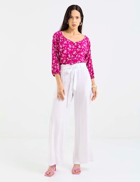 Pantalón Week By Weekend amplio para mujer