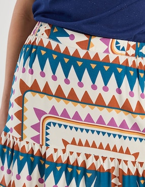 Falda midi Week By Weekend a la cintura