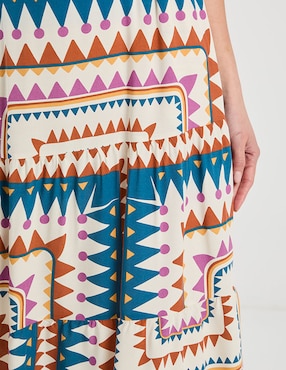 Falda midi Week By Weekend a la cintura