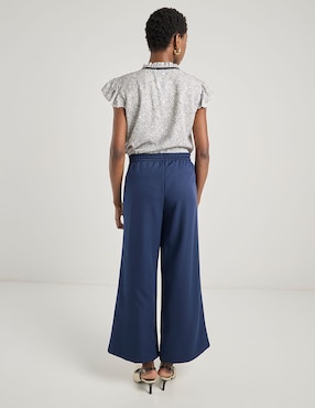Pantalón relaxed Week By Weekend wide leg para mujer
