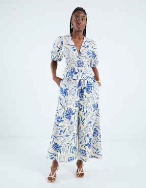 Blusa Week By Weekend manga al codo para mujer