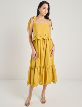 Vestido midi casual Week By Weekend para mujer