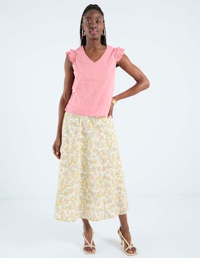 Falda crop Week by Weekend a la cintura