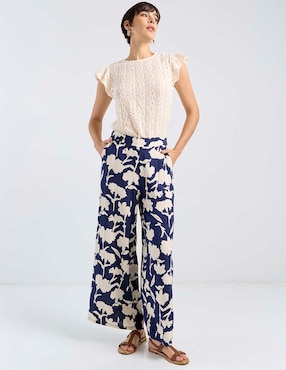 Blusa Week By Weekend manga corta para mujer